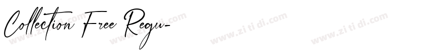 Collection Free Regu字体转换
